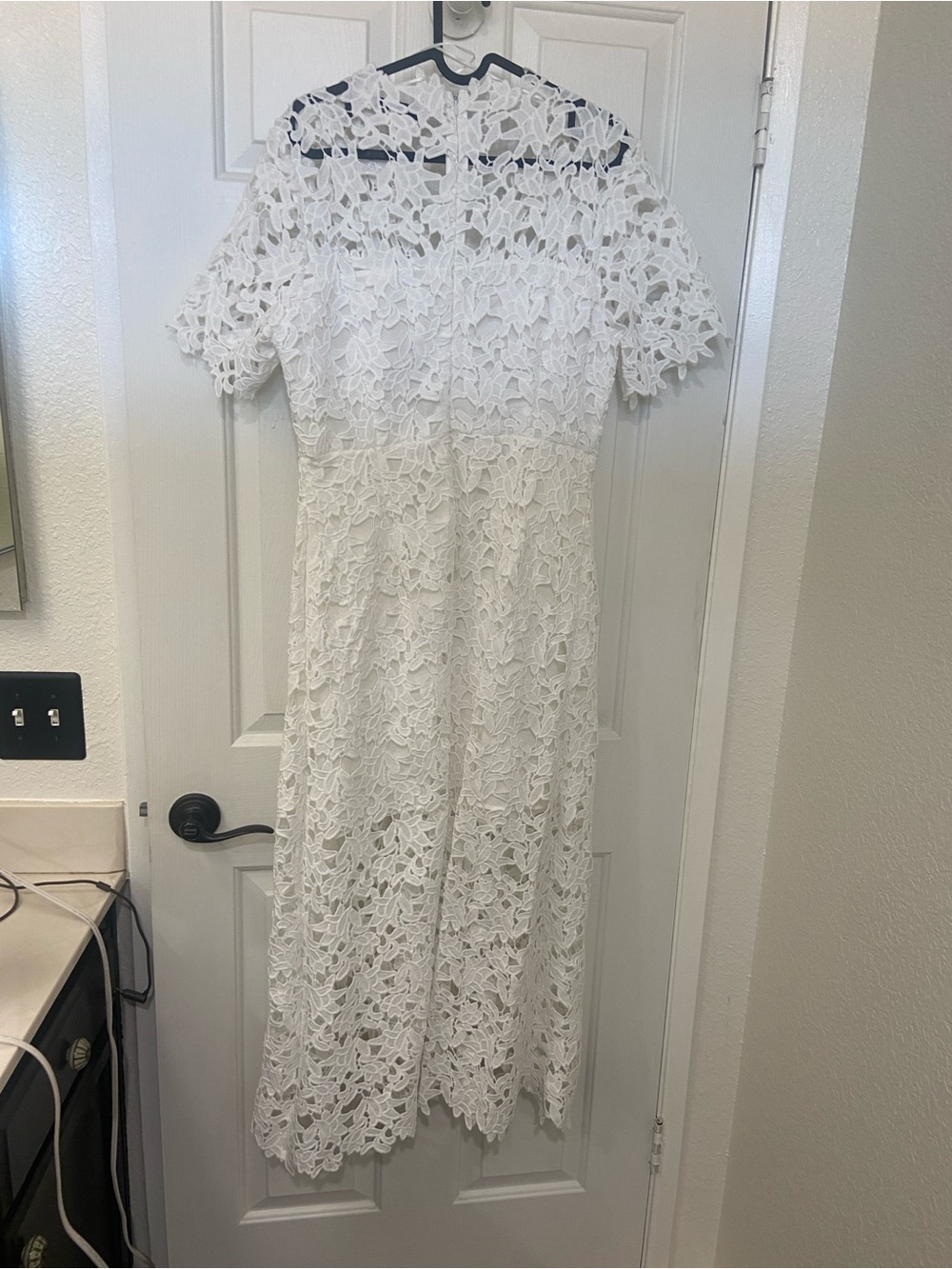 Endless Rose White Crochet Lace Midi Dress - Picture 8 of 8